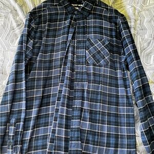 Reef Blue and White Casual Jacket